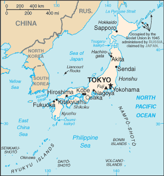 Mapa: Japón
