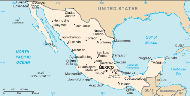 Mapa: México