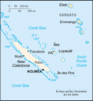 Mapa: Nueva Caledonia