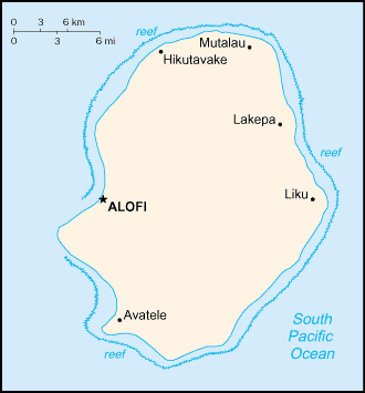 Mapa: Niue