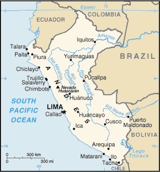 Mapa: Perú